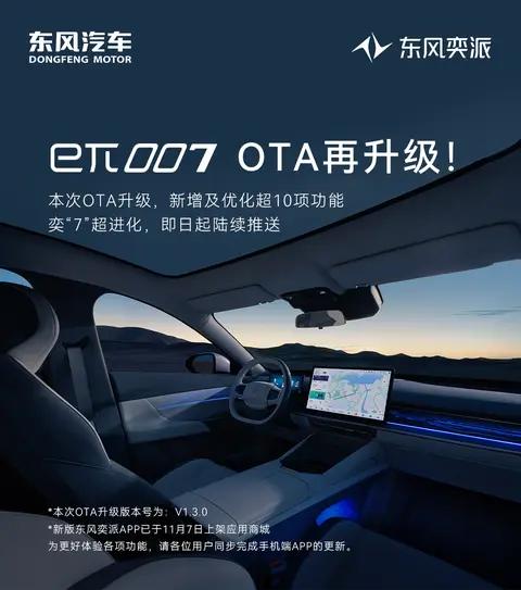 东风eπ007丨OTA再升级，你更新了吗?