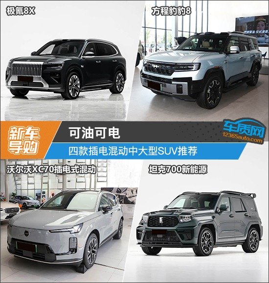 可油可电 四款插电混动中大型SUV推荐