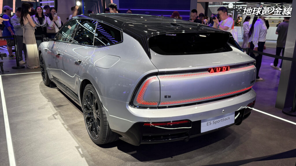 AUDI E5 Sportback上海車展直擊,中國專屬Audi長軸車型加碼曝