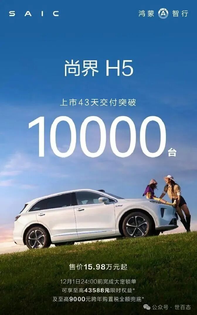 上汽集团:尚界后续产品的开发工作正在按计划推进中