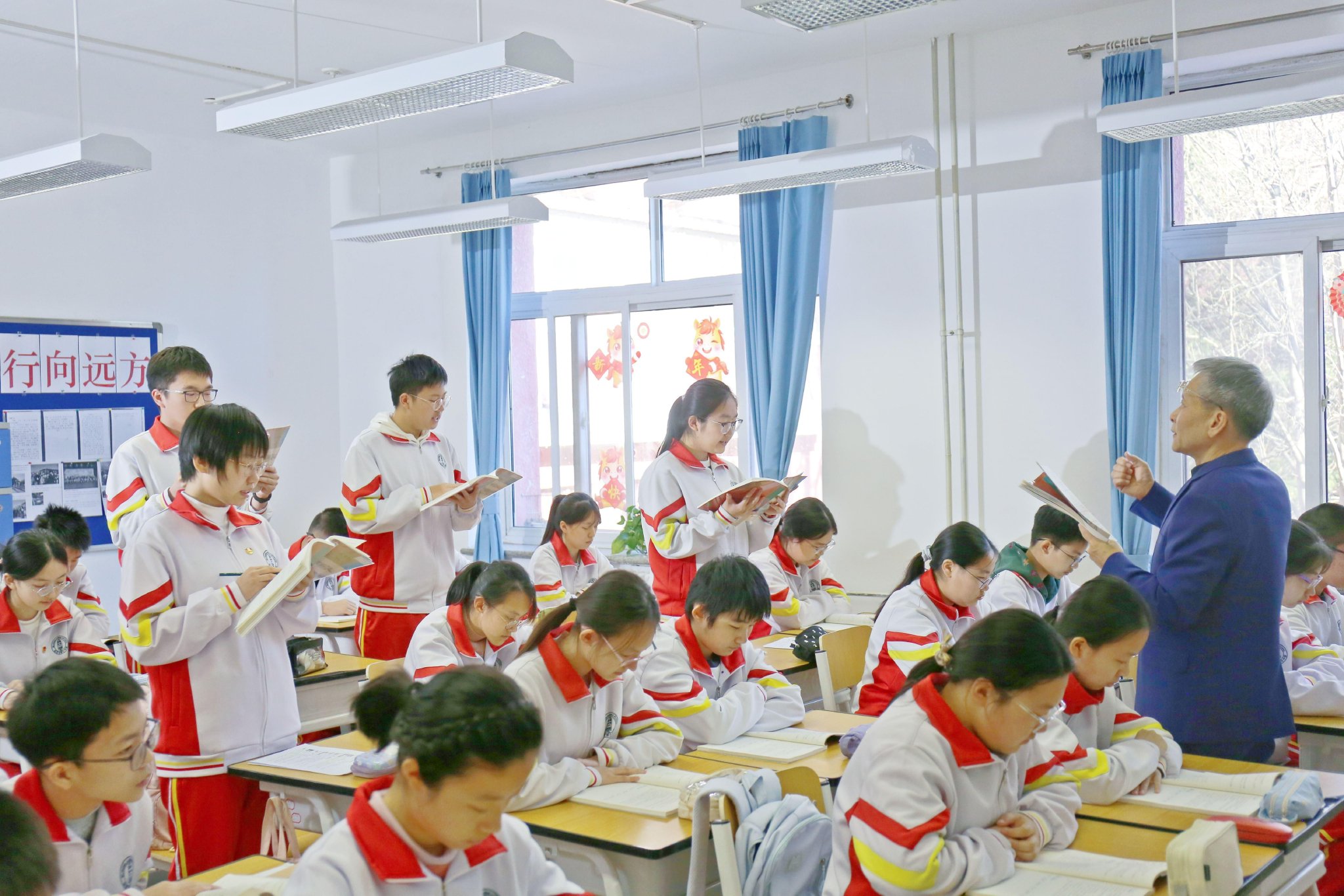 張揮提出了「為核心而教」的「簡練語文」教學主張。受訪者供圖