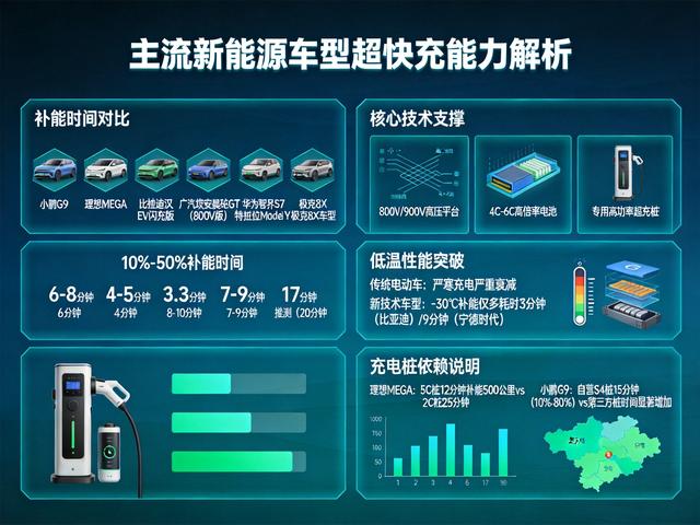 主流新能源车快充实测:最快仅3分钟，哪些20分钟能补能过半_电车大玩家