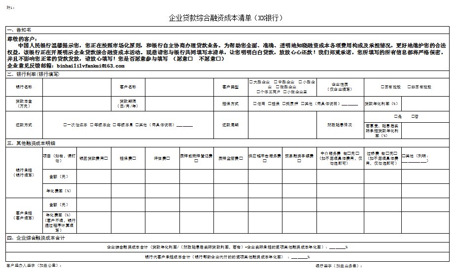 多家银行密集落地！“贷款明白纸”到底长啥样？