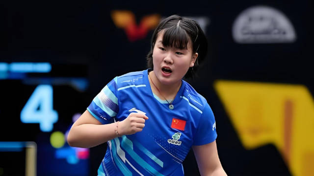 狂轰6-1！陈梦小师妹上演疯狂碾压，无解发球让人琢磨不透