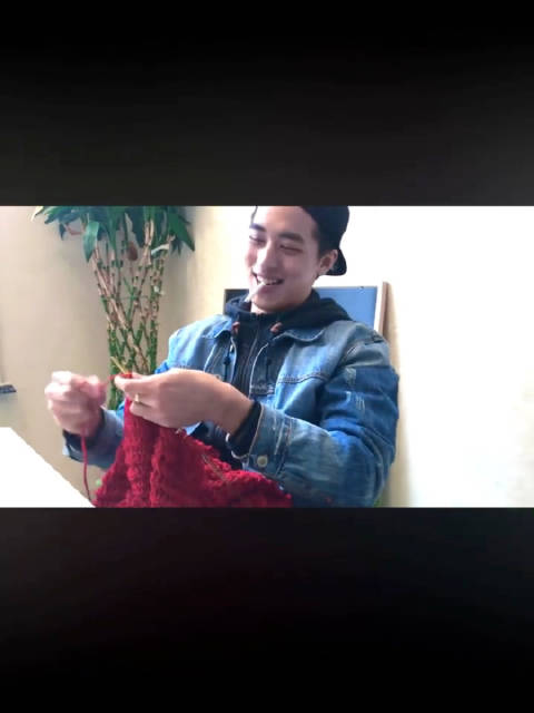 许魏洲给黄景瑜织围巾