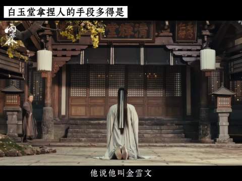 电视剧雨霖铃白玉堂当街施压金家