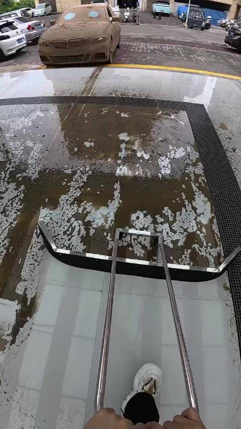 第一视角感受洗泥巴车的乐趣 解压 讨好型人格建议反复阅读