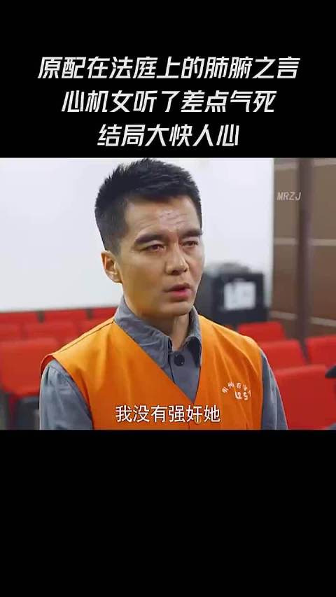 原配在法庭上的肺腑之言心机女差点气死，结局大快人心