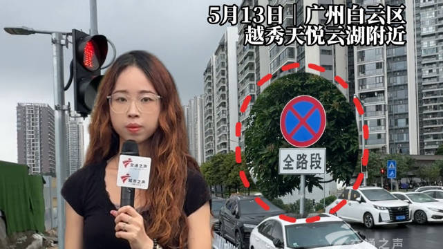 广州白云越秀天悦云湖违停严重，人行道变停车场