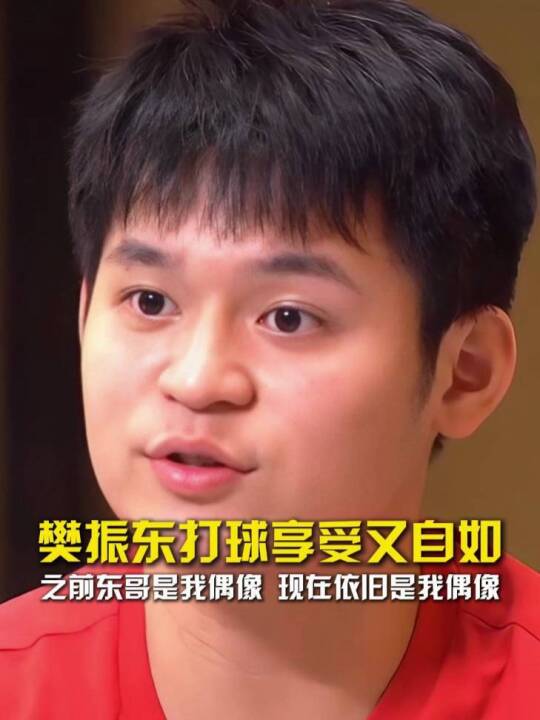 林诗栋称赞樊振东打球享受又自如！小石头：东哥现在依旧是我的偶像！