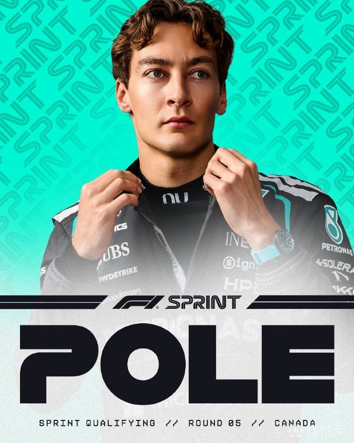 360体育-F1加拿大冲刺排位赛:拉塞尔杆位，迈凯伦三四，法拉利五六
