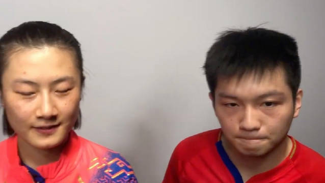 东哥：首先没有觉得是大姐姐，只是觉得是大满贯～ 乒乓球 樊振东
