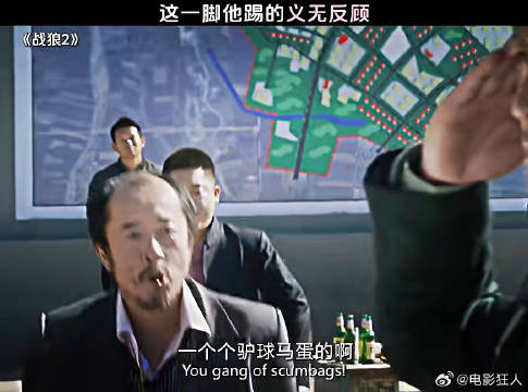 这一脚他踢的义无反顾战狼2鹅滴神片