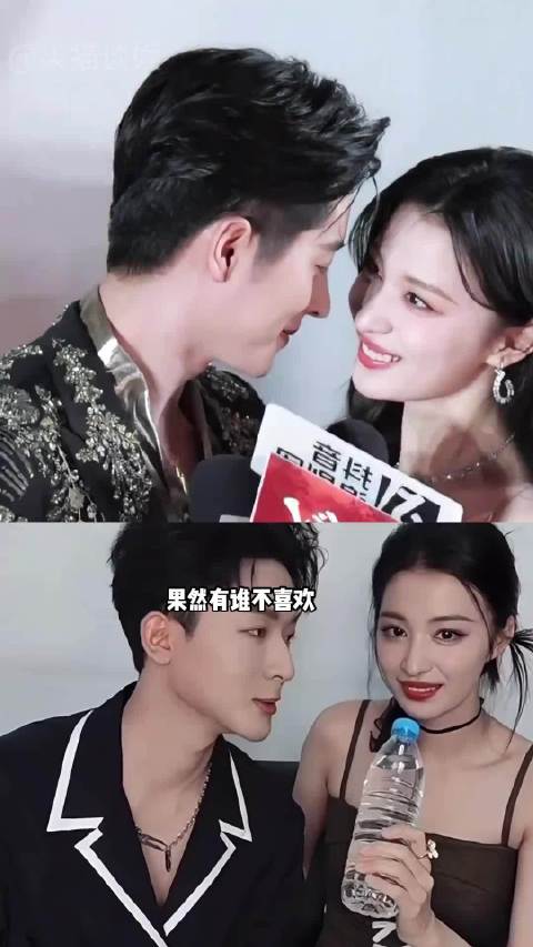 这妹妹挺貌美的 到了现场确实挺貌美的 不同男星对王楚然态度看偏爱程度