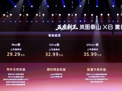 东风系高端棋局再落子：岚图泰山X8剑指豪华品牌腹地
