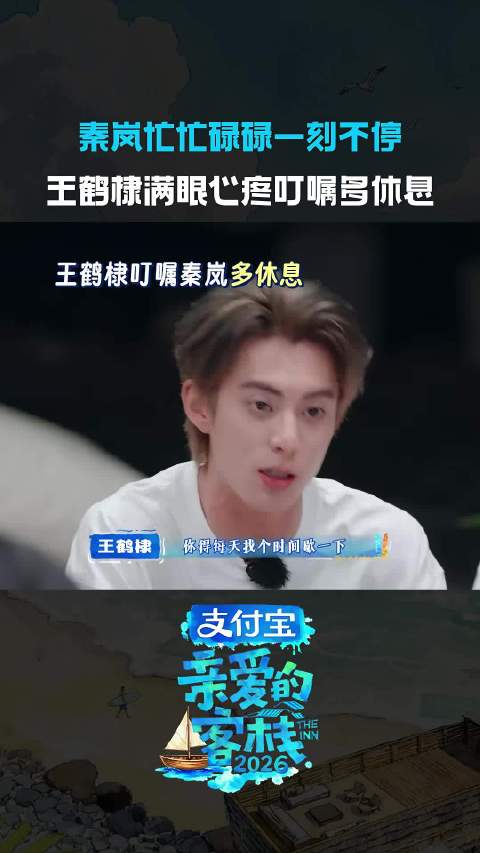 王鹤棣叮嘱秦岚务必抽空休憩秦岚停不下来