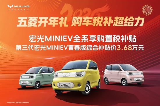 五菱宏光MINIEV四门版:301kM续航