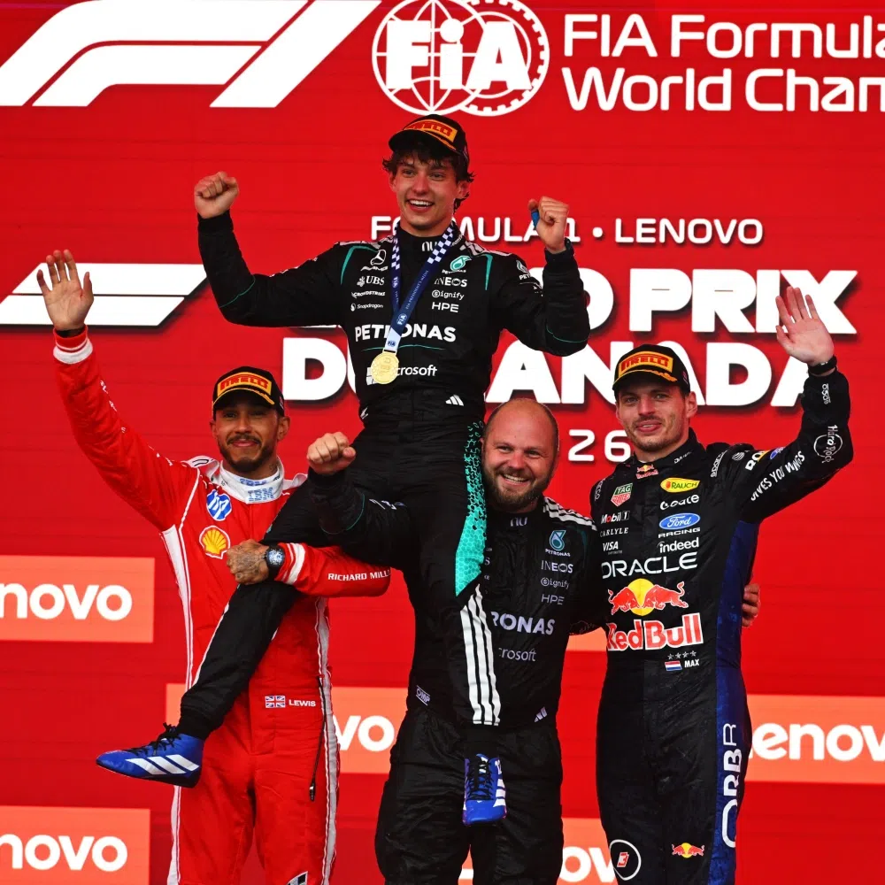 F1最新积分榜：安东内利继续领跑剑指世界冠军 法拉利占据三四名