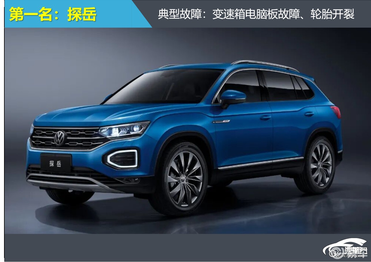 2026年1月SUV投诉指数排行:合资车型包揽前三