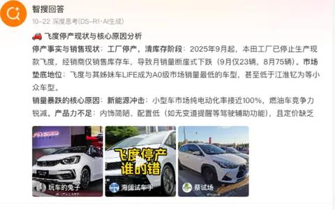 飞度停产:一代燃油“神车”落幕，不是车不好，而是时代变了