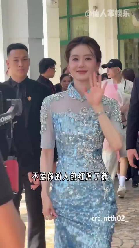 刘诗诗越南活动热湿头发仍状态绝佳