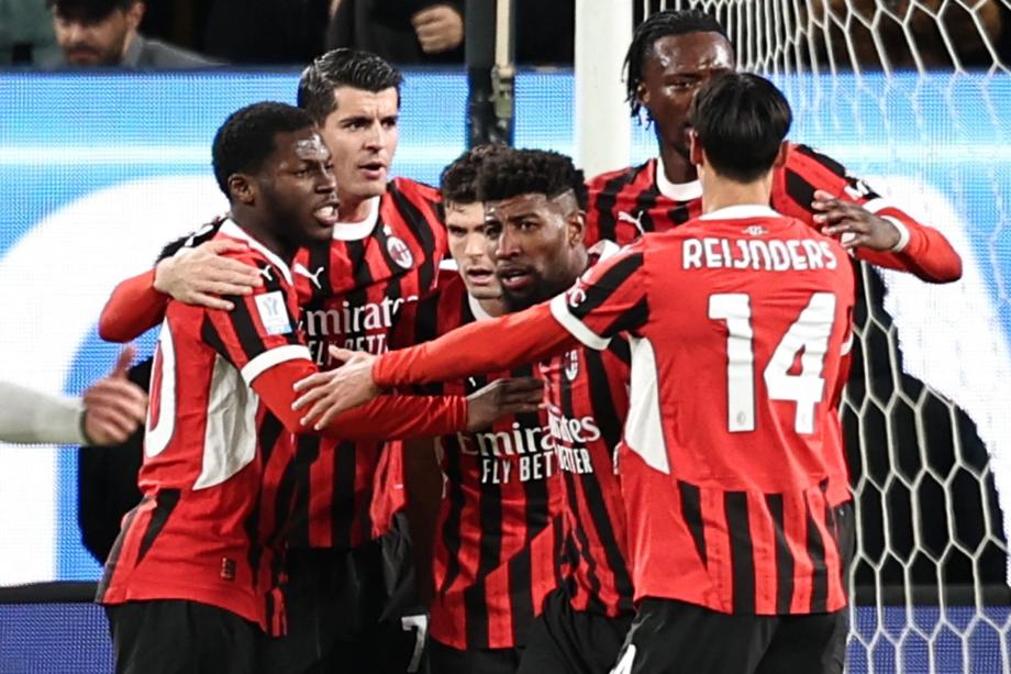意超杯-AC米兰2-1逆转尤文晋级决赛 将与国米争冠