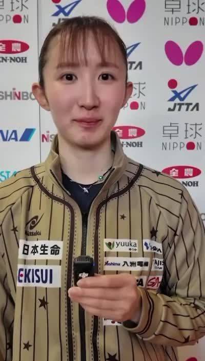 早田希娜坦言伦敦世乒赛惨败打击大，正努力寻找定位