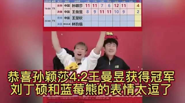 解说偏爱国乒内战引争议，王曼昱遭不当对待