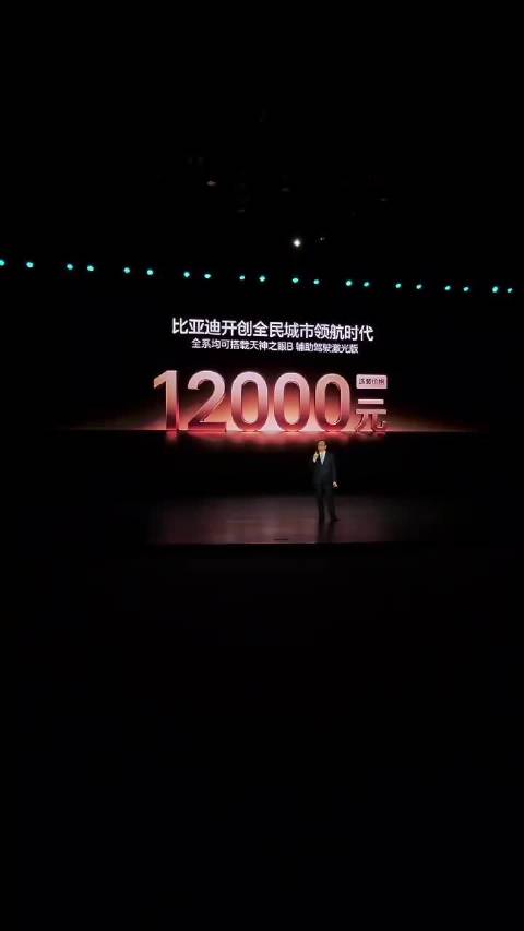 比亚迪海鸥推1.2万激光雷达选装包