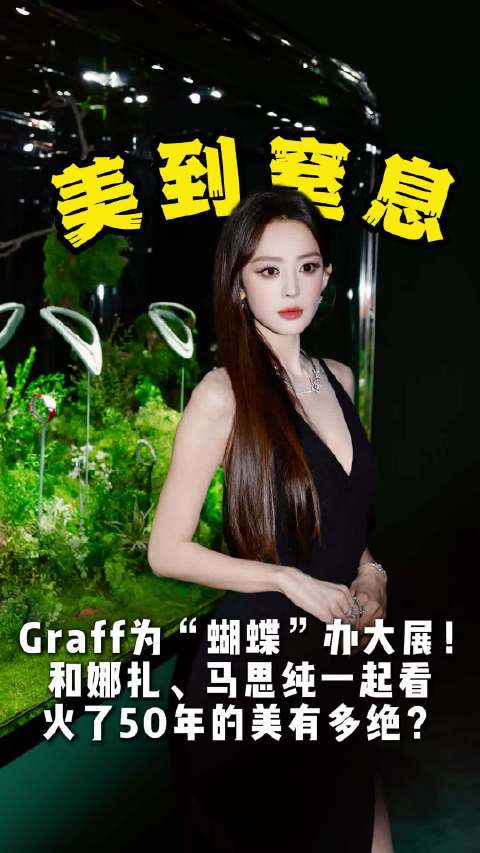 娜扎马思纯惠英红出席Graff蝴蝶珠宝展，十二枚限量胸针亮相