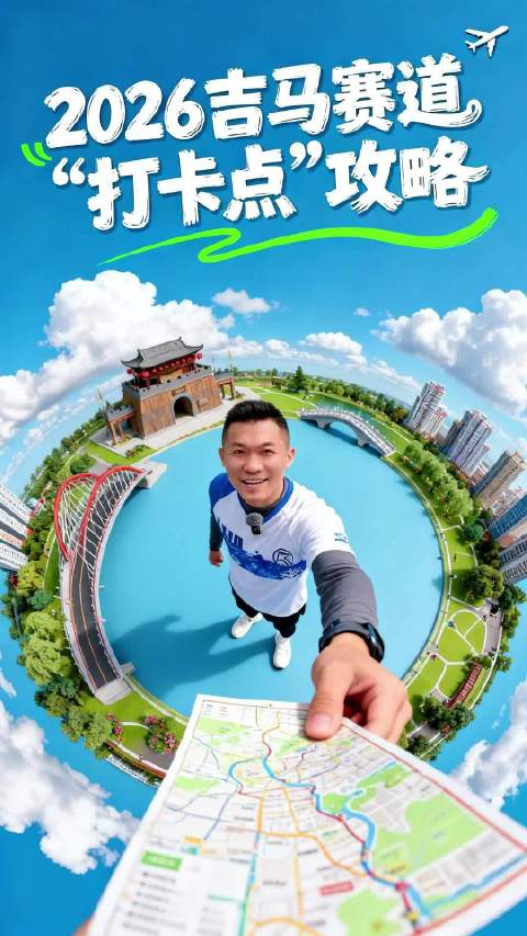 吉祥主播探吉马赛道，吉林市全城备赛