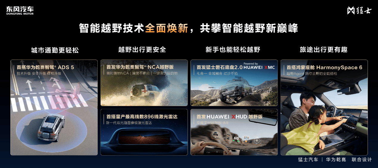 华为乾崑技术加持全新猛士M817产品力迎来大幅提升