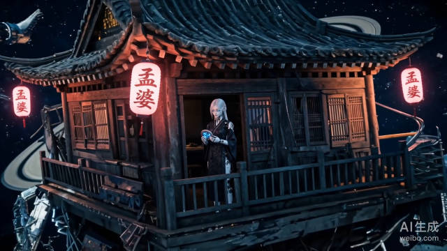 宇宙坟场茶楼现蓝色孟婆汤，机械老板娘重启三百年记忆
