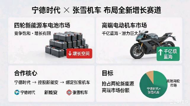宁德时代联手张雪机车进军高端电动机车市场