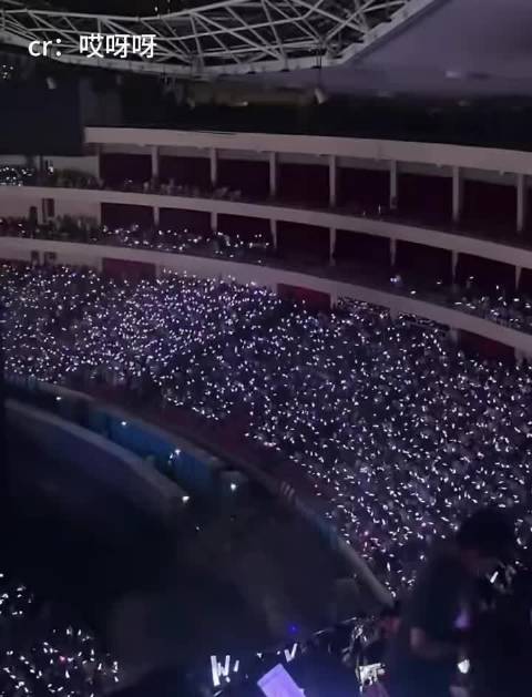 陶喆上海巡演歌迷自发人浪应援