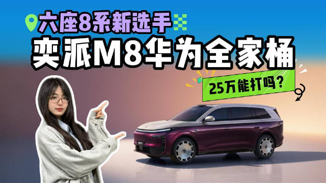 25万级华为六件套，奕派M8能否搅动“8系”格局？