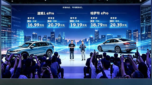 途观L ePro与帕萨特 ePro上市，黄金超混技术加持