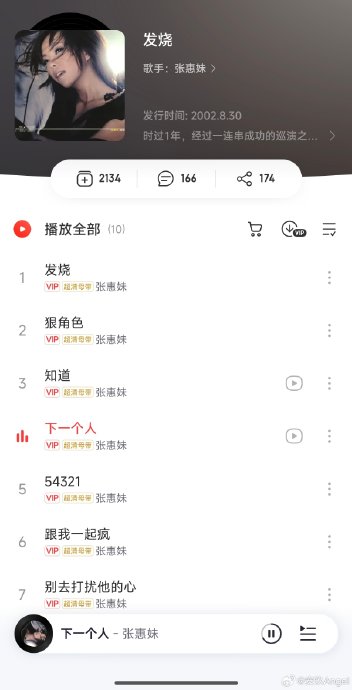 《知道》这首张惠妹的冷门歌曲，在张碧晨翻唱后流媒体播放量发生了怎样的变化？