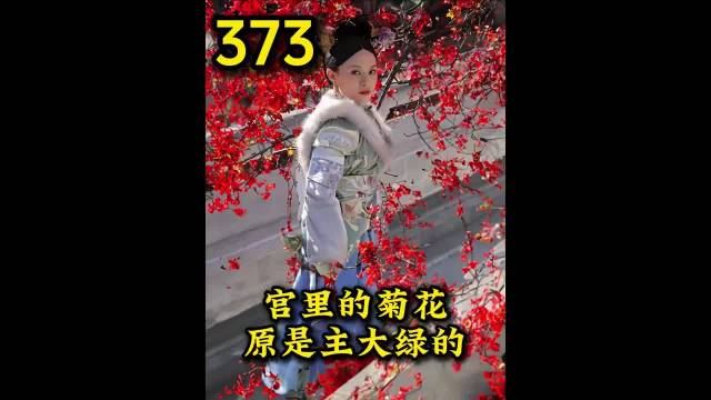 皇上得知眉庄有孕的消息 宫里的菊花原来是主大绿的 甄嬛传 好剧推荐