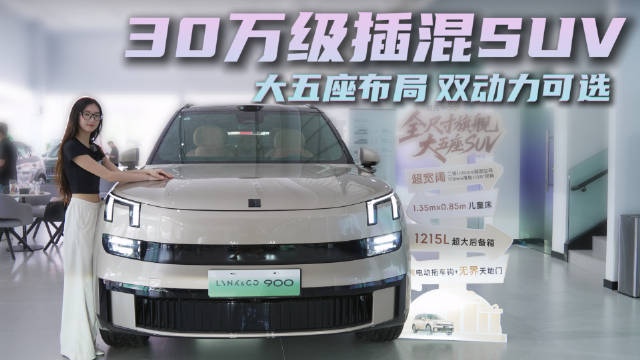 视频：30万级插混SUV 大五座布局双动力可选 领克900哪款配置值得选？