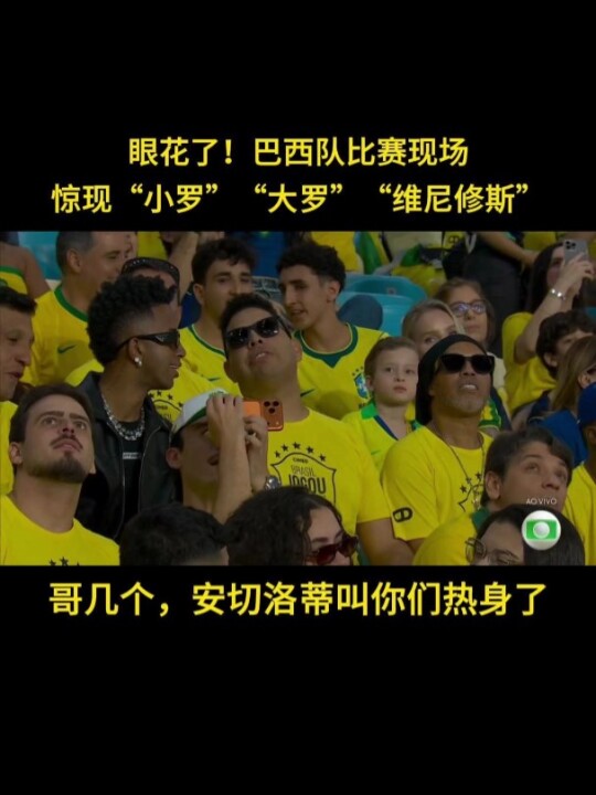 五星巴西！想不到观众阵容也这么强大啊！