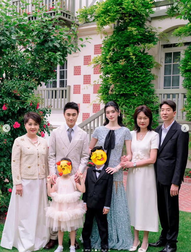 何猷君奚梦瑶法国举行婚礼!大晒与子女合照!谷爱凌惊喜到场大赞“最美新娘”!|何猷君|奚梦瑶|婚礼|谷爱凌|赌王|高颜值