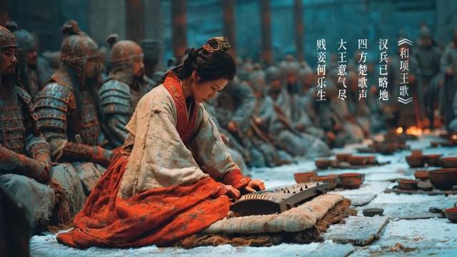项羽垓下悲歌别虞姬，千年绝恋动人心