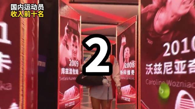 内地体坛收入最高的十个体育运动员，看看国乒哪些运动员入围？孙颖莎樊振东