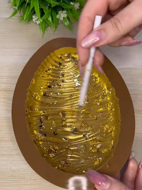 沉浸式制作健达迪拜巧克力蛋超解压的diy甜品