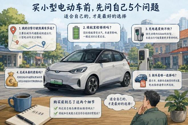 便宜电动车真的划算吗？德国专家提醒：买小型电动车前先看这 5 个关键问题