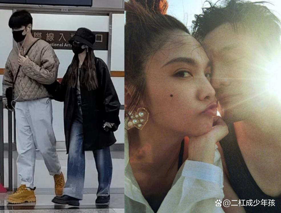 李荣浩夫妇车站吻别秀恩爱!杨丞琳踮脚献吻,夫妻继续分居仍甜蜜