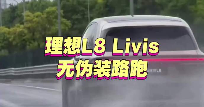 理想L8 Livis无伪装路测视频曝光，旗舰大五座设计亮相