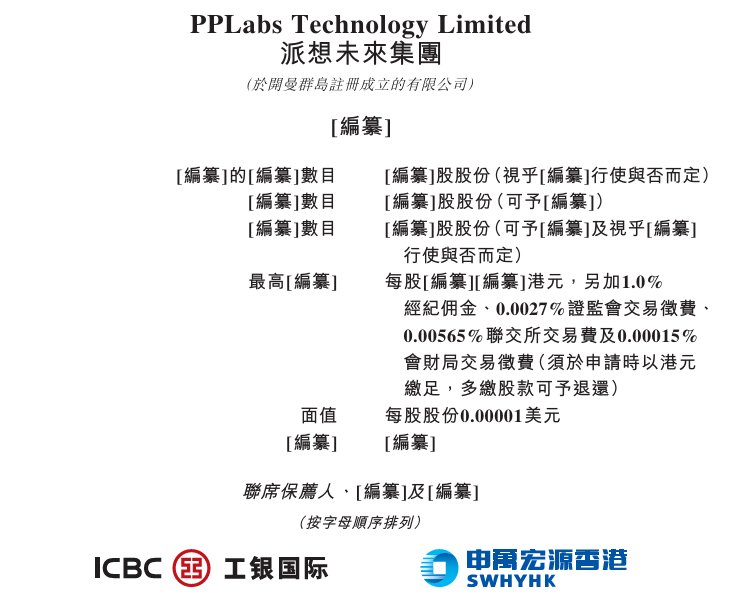 新股消息 | 派想未来递表港交所