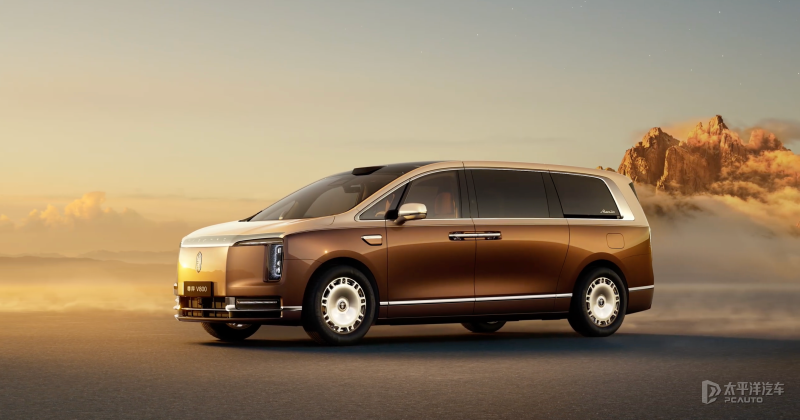 尊界V800官图发布 车长接近5.5米 1.5T插混系统